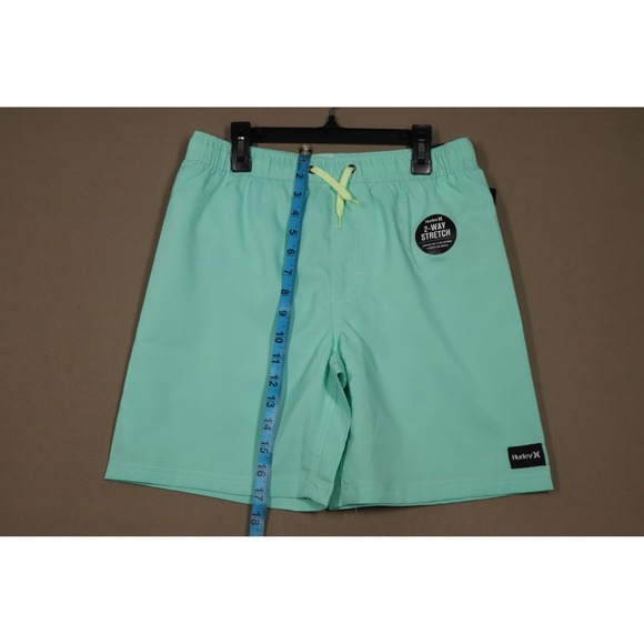Hurley Big Boys Pool Party Pull-on Swim Shorts - Green Glow - Size L - Picture 5 of 9